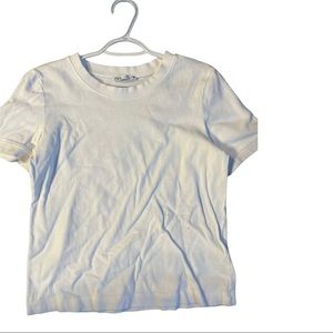 Zara Thick cotton White T-Shirt size M